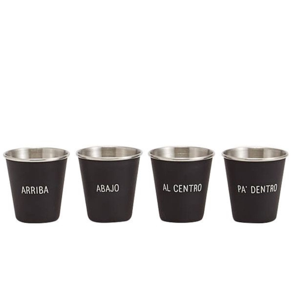 Izola Spanish Toast Shot Glasses with Canvas Bag